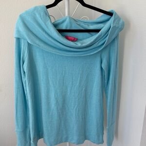 Lilly Pulitzer Oversized Long Sleeve Pullover Cowl Neck Sweater